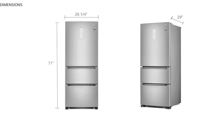 LG 김치 냉장고 Specialty Food (Kimchi & Sushi) Refrigerator, 11.7 cu.ft.(330L) LRKNS1205V