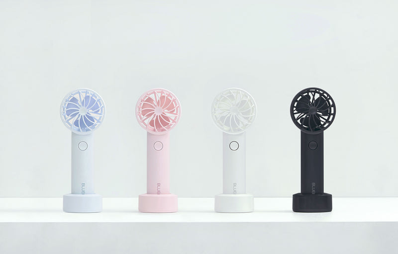 손 선풍기(검정,흰색,블루,핑크)_Portable Fan (Black,White,Blue,Pink)