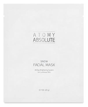 Atomy Absolute Snow Facial mask 앱솔루트 스노우 페이셜 마스크