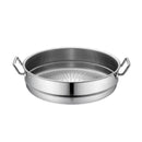 [PN Cookware] Sharten Classic Wok 28cm/32cm+Steamer_ 샤르텐 클래식 웍+찜기 28cm/32cm